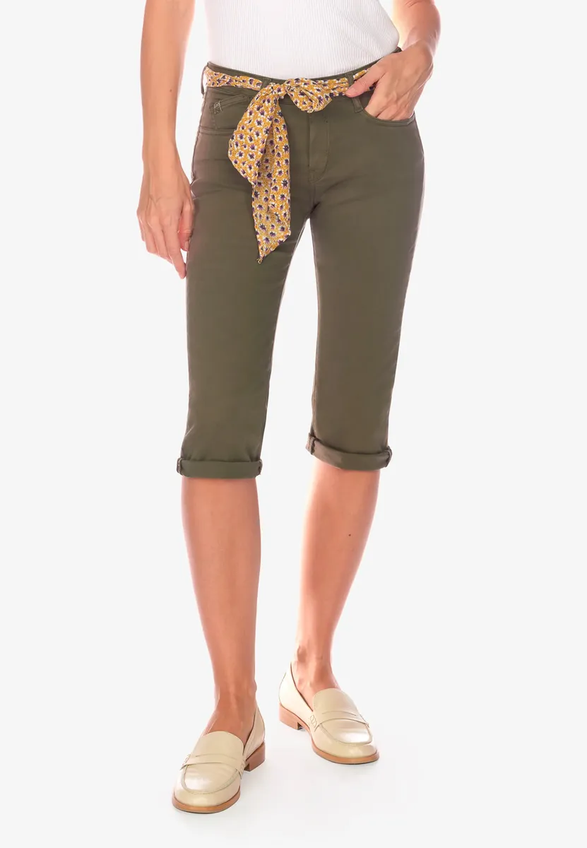 Капри Le Temps Des Cerises "KAYA" с подвернутыми краями штанин, зеленый
Капри Le Temps Des Cerises "KAYA" с подвернутыми краями штанин, зеленый