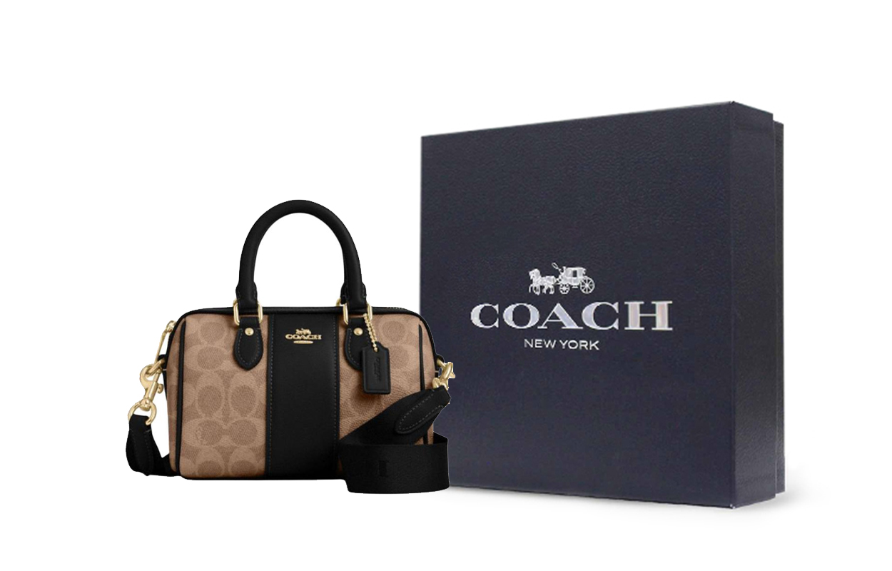 COACH Рюкзак Rowan из искусственной кожи, через плечо, на одно плечо, женская сумка tan & black
COACH Рюкзак Rowan из искусственной кожи, через плечо, на одно плечо, женская сумка tan & black