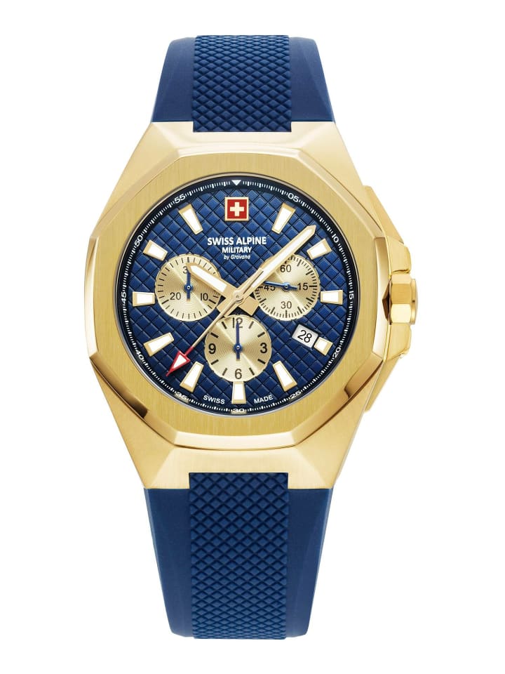 Swiss Alpine Military by Grovana Мужские аналоговые часы синего цвета
Swiss Alpine Military by Grovana Мужские аналоговые часы синего цвета