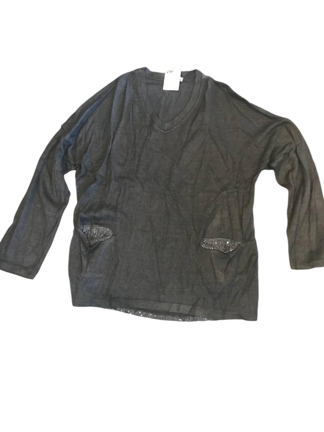 Женский топ с пайетками сзади в цвете «древесный уголь» TEMPO PARIS, цвет charcoal
Женский топ с пайетками сзади в цвете «древесный уголь» TEMPO PARIS, цвет charcoal