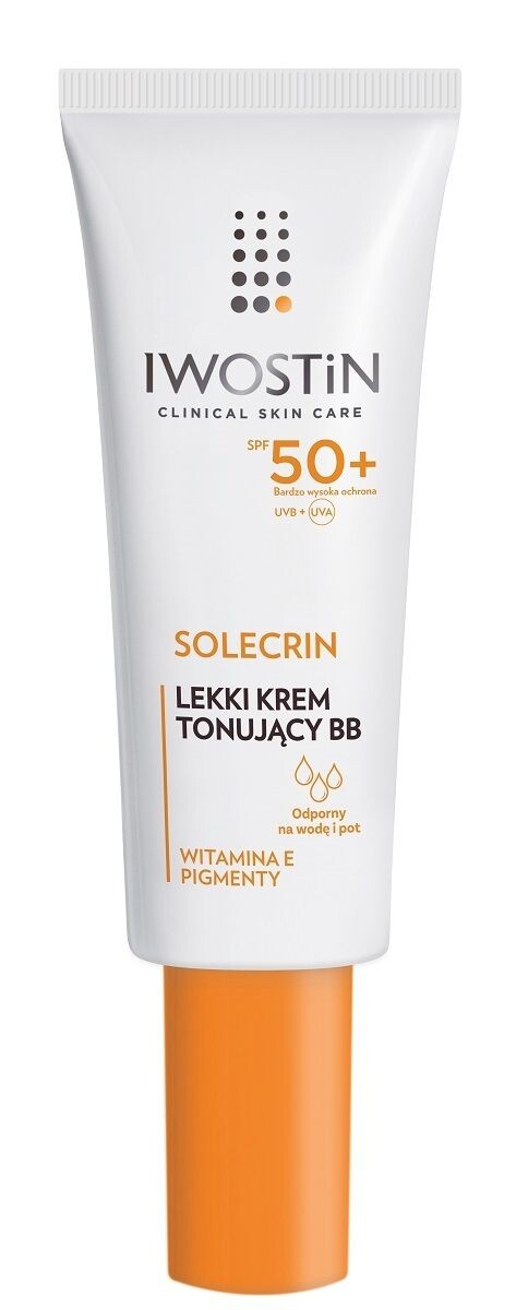 Iwostin Solecrin BB SPF50+ красящий крем с фильтром, 30 ml
Iwostin Solecrin BB SPF50+ красящий крем с фильтром, 30 ml
