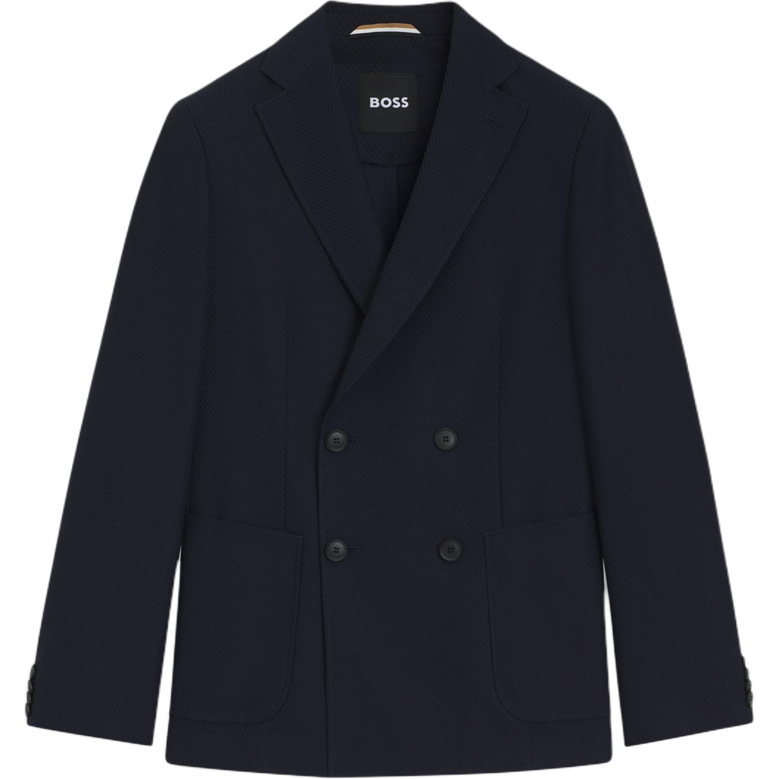Двубортный пиджак "Босс" Hugo Boss, темный синий
Двубортный пиджак "Босс" Hugo Boss, темный синий