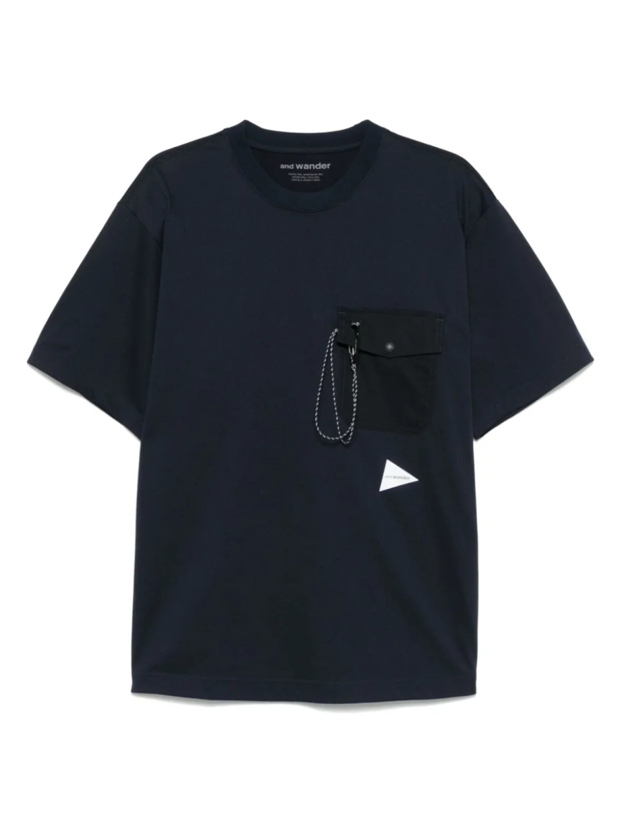 And Wander футболка с логотипом, синий
And Wander футболка с логотипом, синий