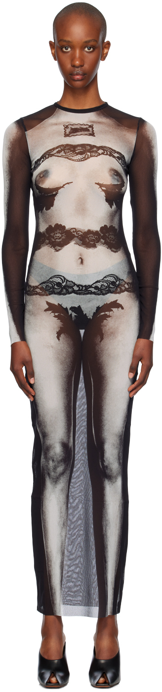 Черное платье с принтом axi Jean Paul Gaultier
Черное платье с принтом axi Jean Paul Gaultier