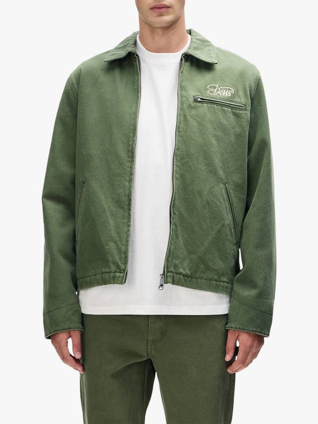 Джинсовая куртка на молнии Deus ex Machina, Cypress Green
Джинсовая куртка на молнии Deus ex Machina, Cypress Green