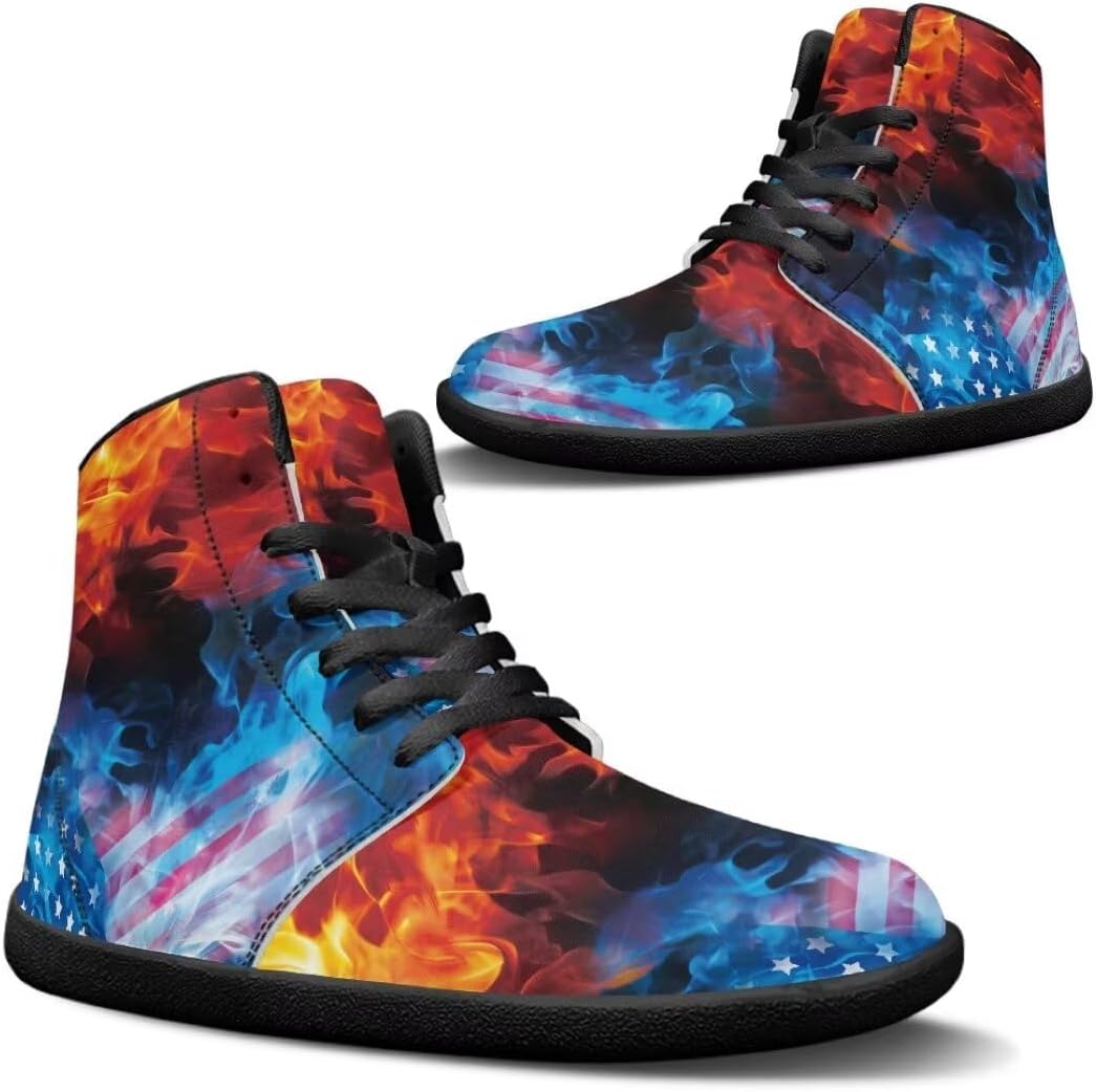 Мужские обувь легкая с широкой носочной частью, противоскользящие кроссовки на высокой подошве с нулевым перепадом для бега Getelinseng, красный/синий
Мужские обувь легкая с широкой носочной частью, противоскользящие кроссовки на высокой подошве с нулевым перепадом для бега Getelinseng, красный/синий