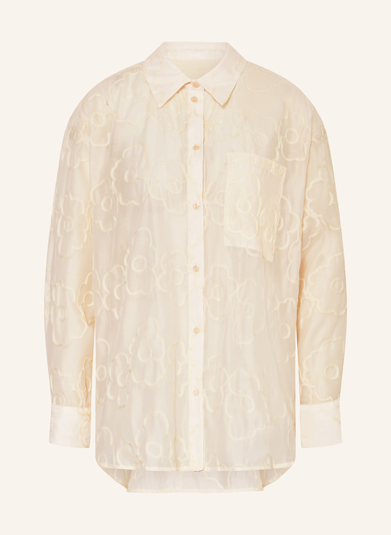 Блузка-Рубашка свободного кроя Y.A.S., бежевый
Блузка-Рубашка свободного кроя Y.A.S., бежевый