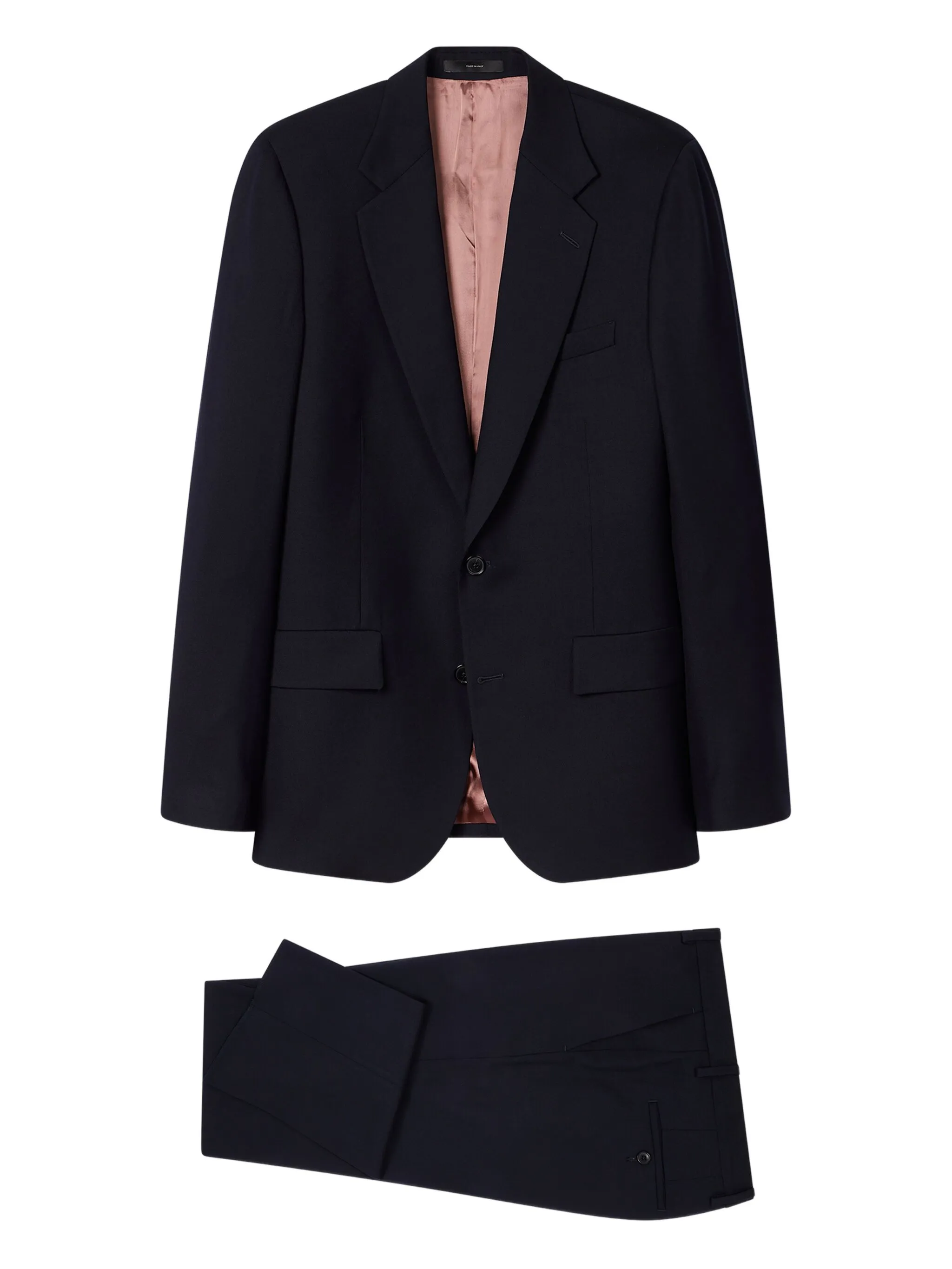 Шерстяной костюм с однобортным пиджаком Paul Smith, синий
Шерстяной костюм с однобортным пиджаком Paul Smith, синий