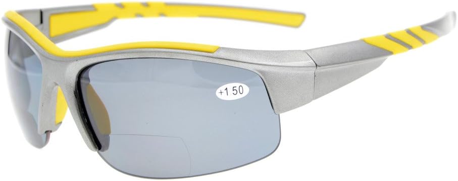 Спортивные бифокальные солнцезащитные очки Eyekepper TR90 без оправы, небьющиеся, для бейсбола, бега, рыбалки, вождения, гольфа, софтбола, пешего туризма, Grey/Grey Lens
Спортивные бифокальные солнцезащитные очки Eyekepper TR90 без оправы, небьющиеся, для бейсбола, бега, рыбалки, вождения, гольфа, софтбола, пешего туризма, Grey/Grey Lens