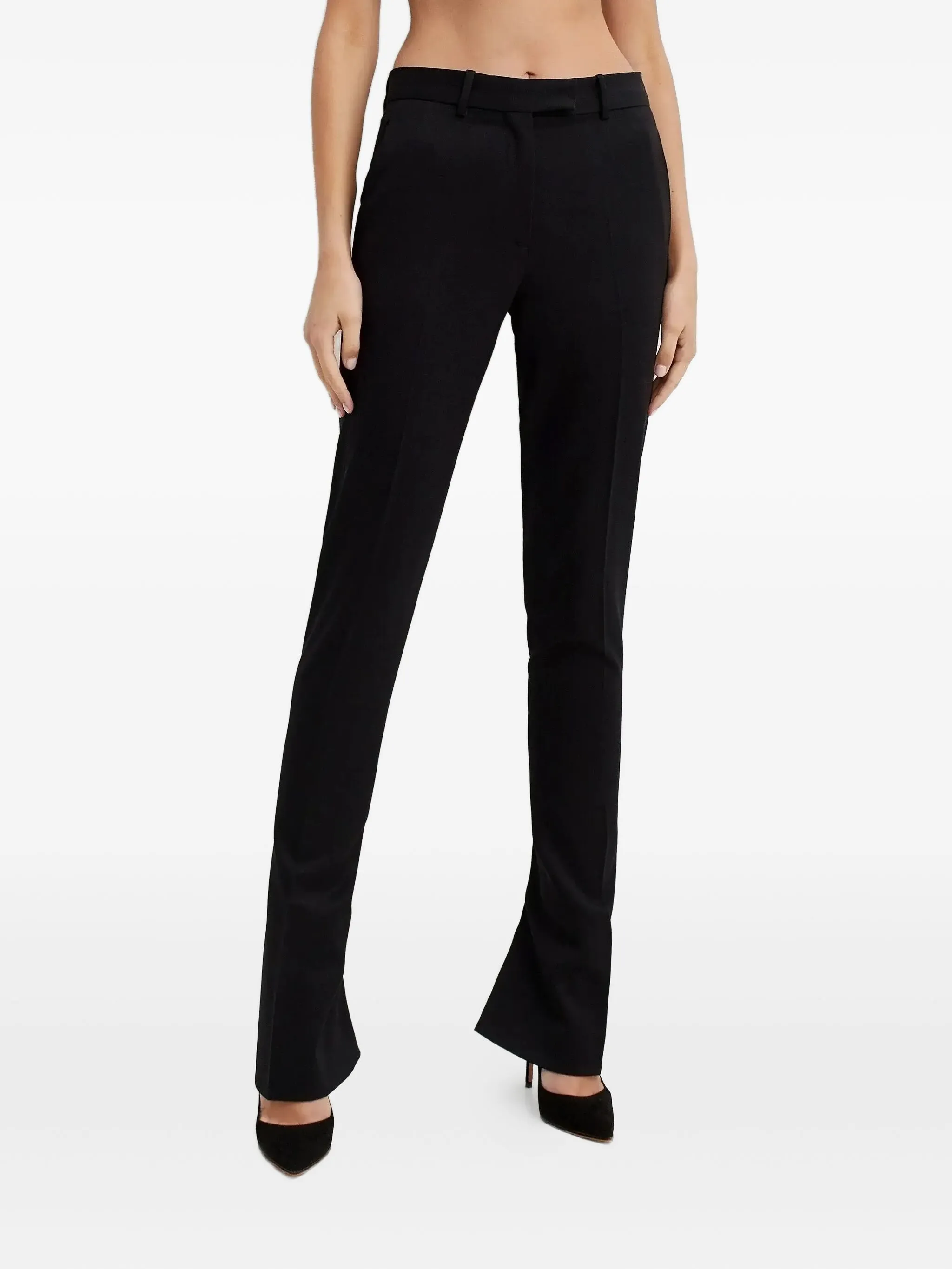 Расклешенные брюки The Attico, черный
Расклешенные брюки The Attico, черный