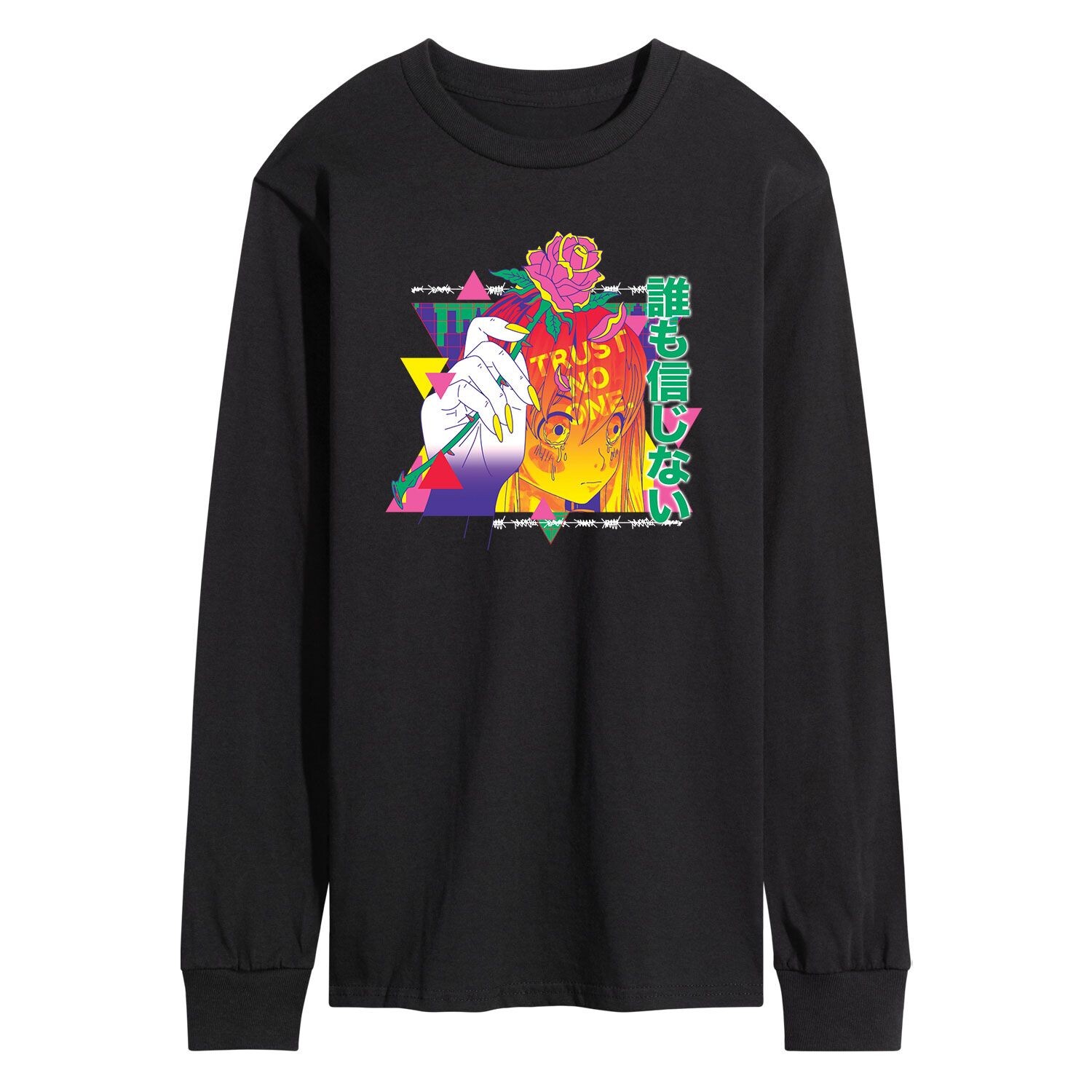 Мужская футболка с длинными рукавами в стиле аниме Trust No One Licensed Character
Мужская футболка с длинными рукавами в стиле аниме Trust No One Licensed Character