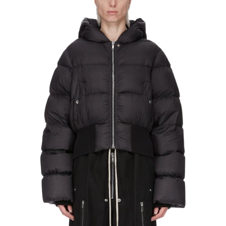 Короткая куртка с капюшоном RICK OWENS, черный
Короткая куртка с капюшоном RICK OWENS, черный