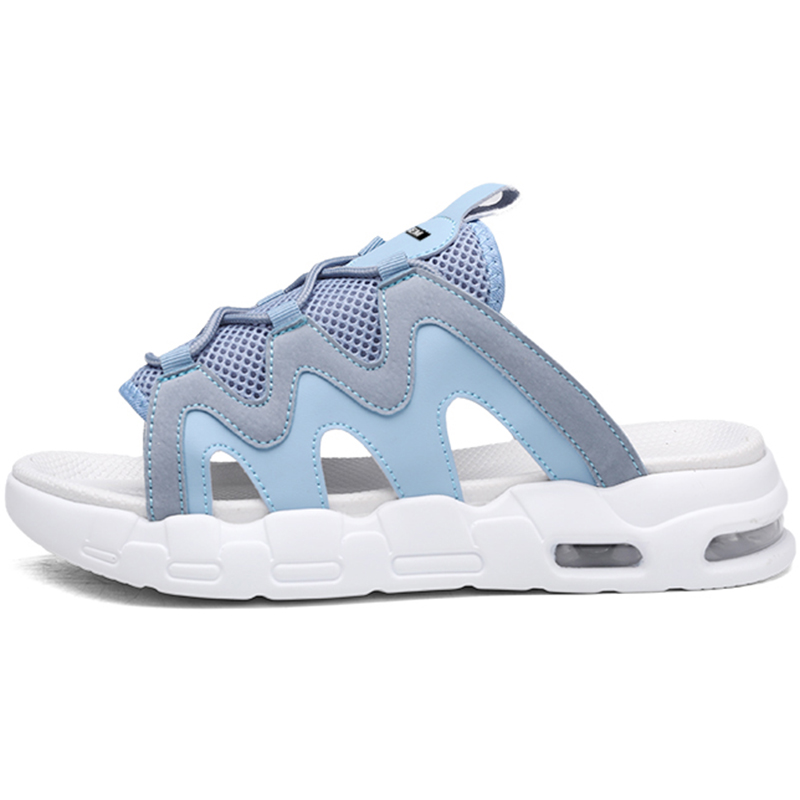 JKEM Амортизирующие нескользящие износостойкие антибактериальные бесшумные шлепанцы для мужчин бело-голубые, цвет White Blue 
JKEM Амортизирующие нескользящие износостойкие антибактериальные бесшумные шлепанцы для мужчин бело-голубые, цвет White Blue