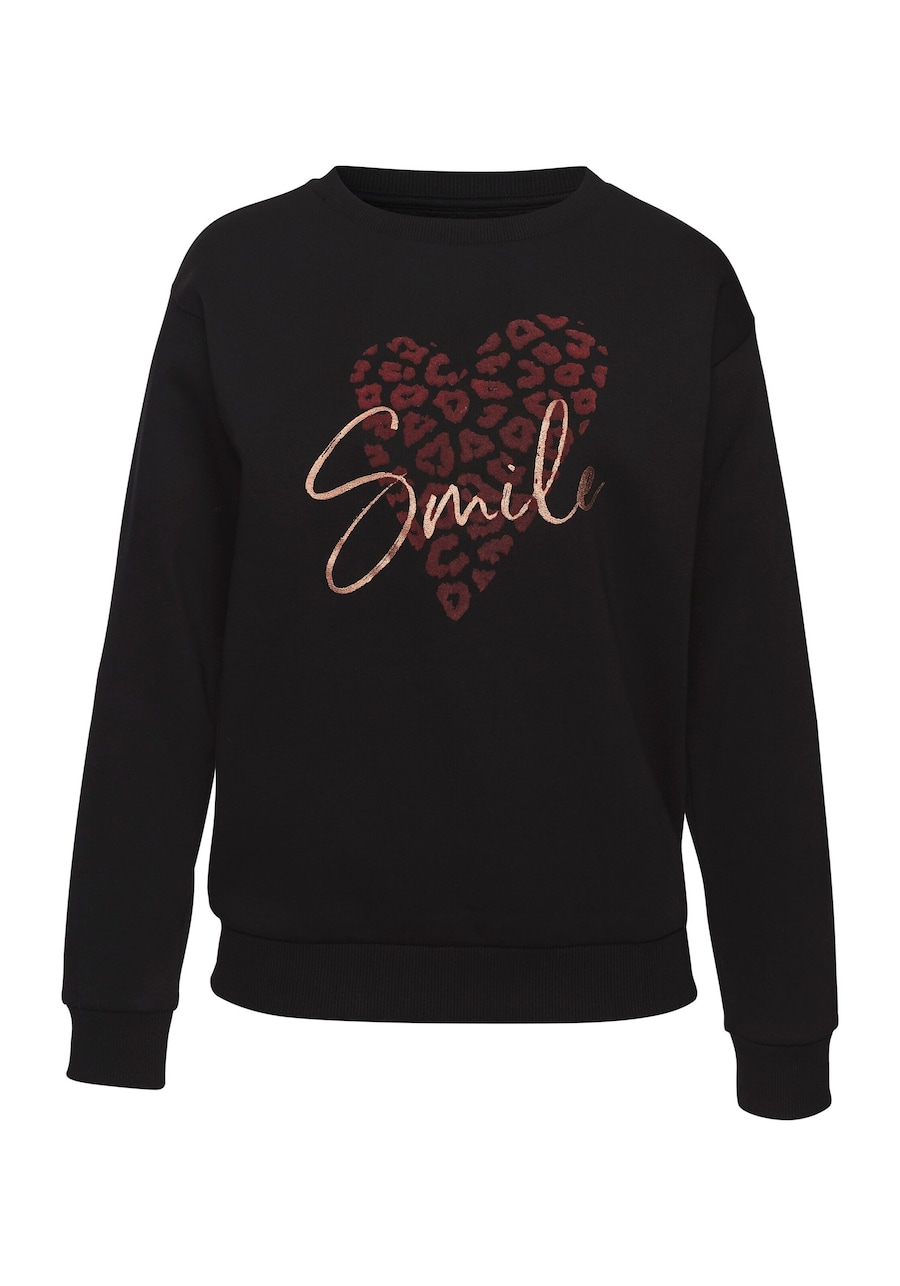 Толстовка LASCANA, черный
Толстовка LASCANA, черный