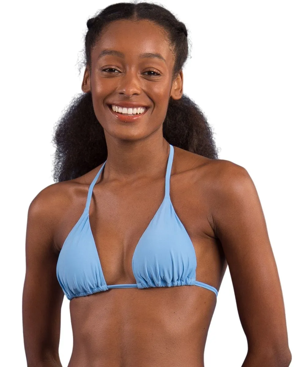 Однотонный лиф бикини с треугольными чашечками и мягкой подкладкой Río de Sol, светло-голубой
Однотонный лиф бикини с треугольными чашечками и мягкой подкладкой Río de Sol, светло-голубой