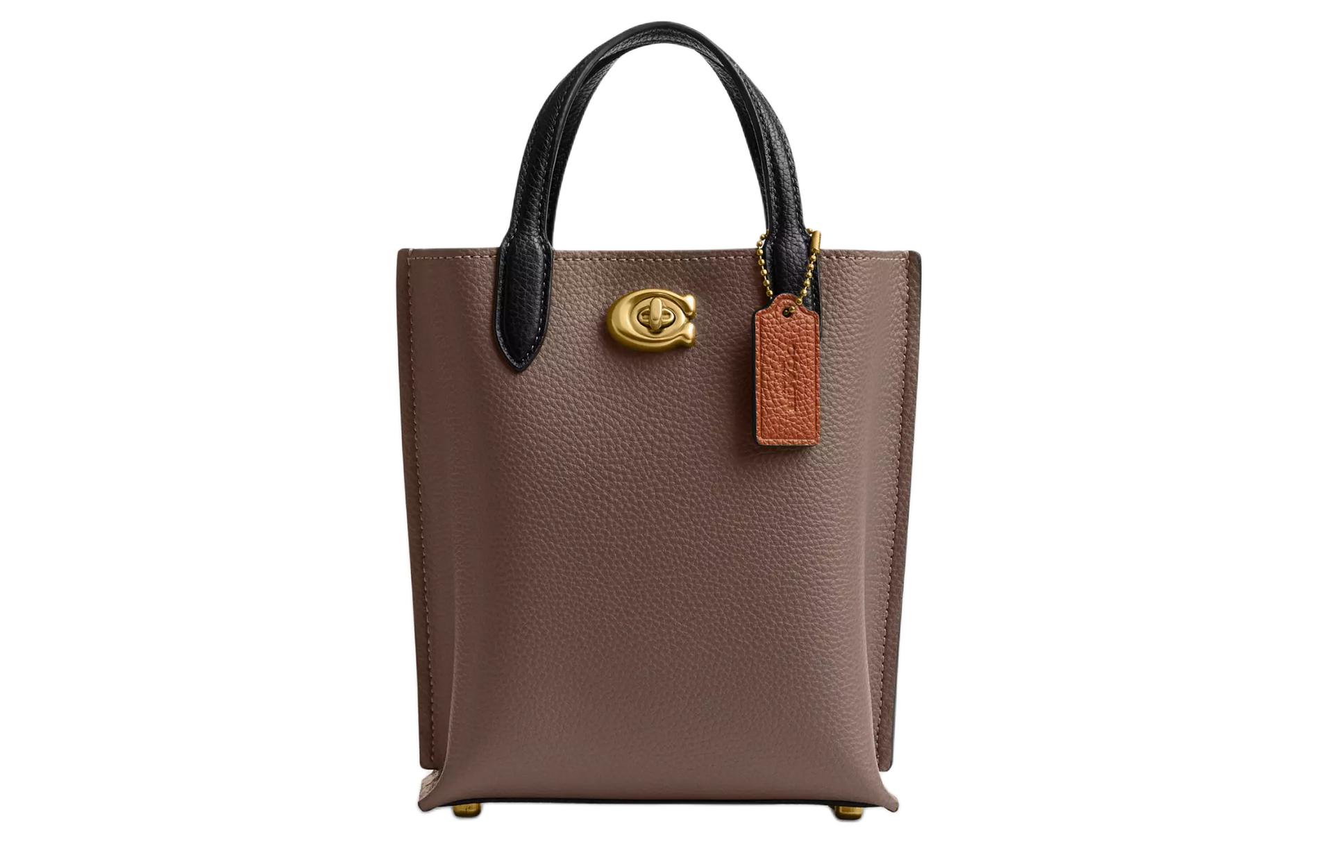 Коуч Сумка через плечо из полированной гальки кожи мини женская с латунью и черным камнем мультиколор
Коуч Сумка через плечо из полированной гальки кожи мини женская с латунью и черным камнем мультиколор