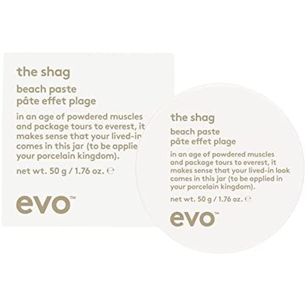 Паста для укладки волос evo The Shag Beach Paste для матового эффекта 50 г / 1,76 унции
Паста для укладки волос evo The Shag Beach Paste для матового эффекта 50 г / 1,76 унции