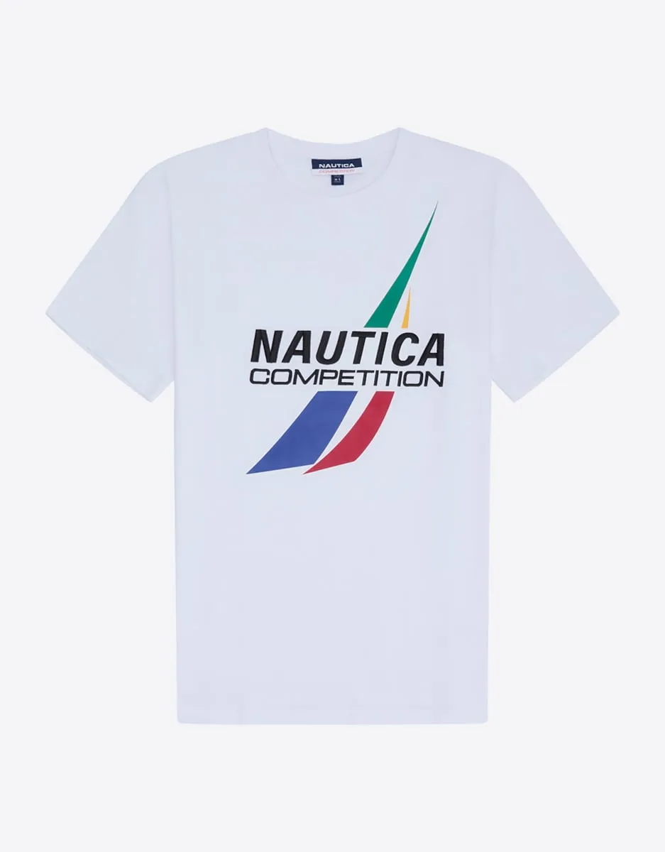 Футболка мужская с круглым вырезом и короткими рукавами Nautica, белый
Футболка мужская с круглым вырезом и короткими рукавами Nautica, белый