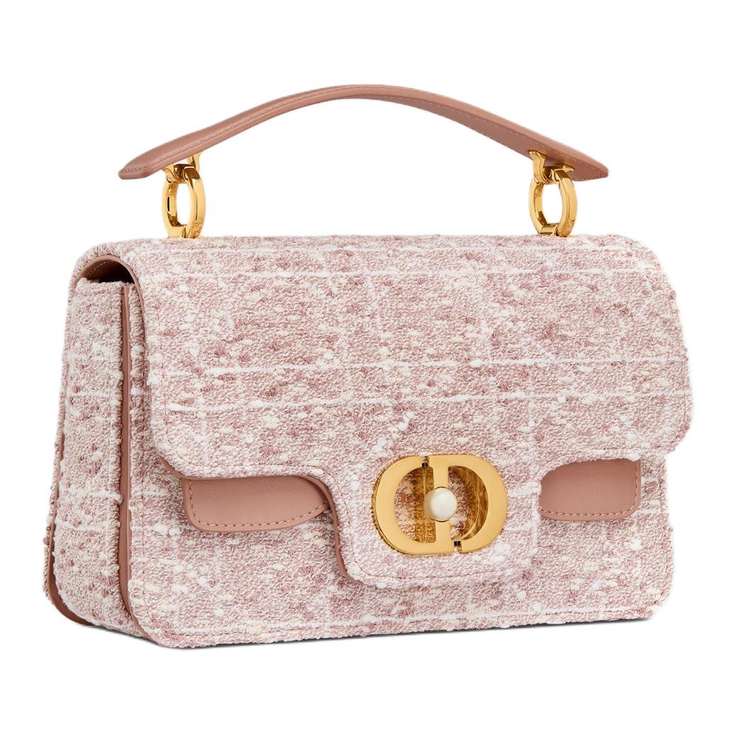 DIOR Женская сумка через плечо малого размера розово-розовая 
DIOR Женская сумка через плечо малого размера розово-розовая
