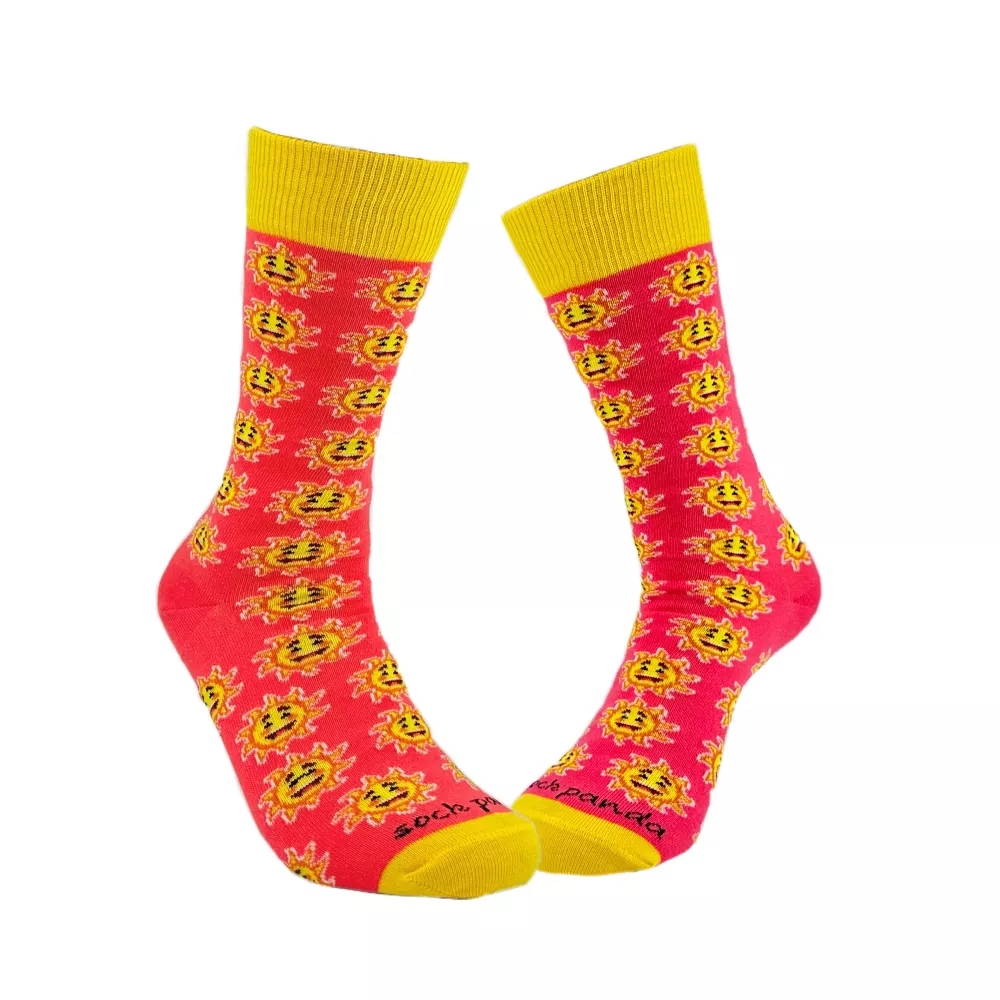 Смайлик с рисунком солнца (женские размеры, взрослые, средние) от Sock Panda
Смайлик с рисунком солнца (женские размеры, взрослые, средние) от Sock Panda