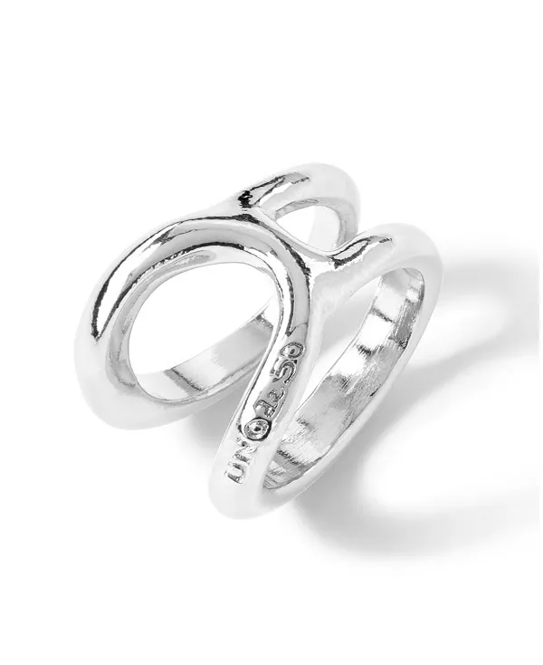 Кольцо из латуни с криволинейным дизайном Unode50, silver
Кольцо из латуни с криволинейным дизайном Unode50, silver