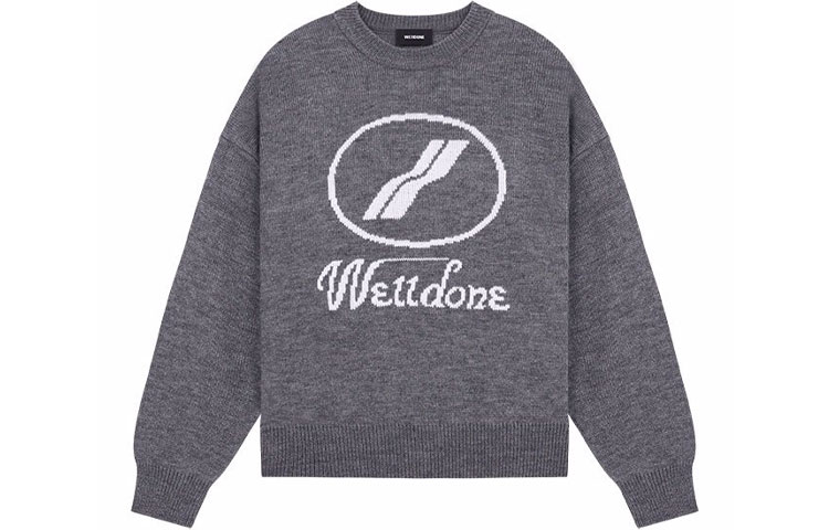 Свитер с интарсией логотипа WE11DONE, серый
Свитер с интарсией логотипа WE11DONE, серый