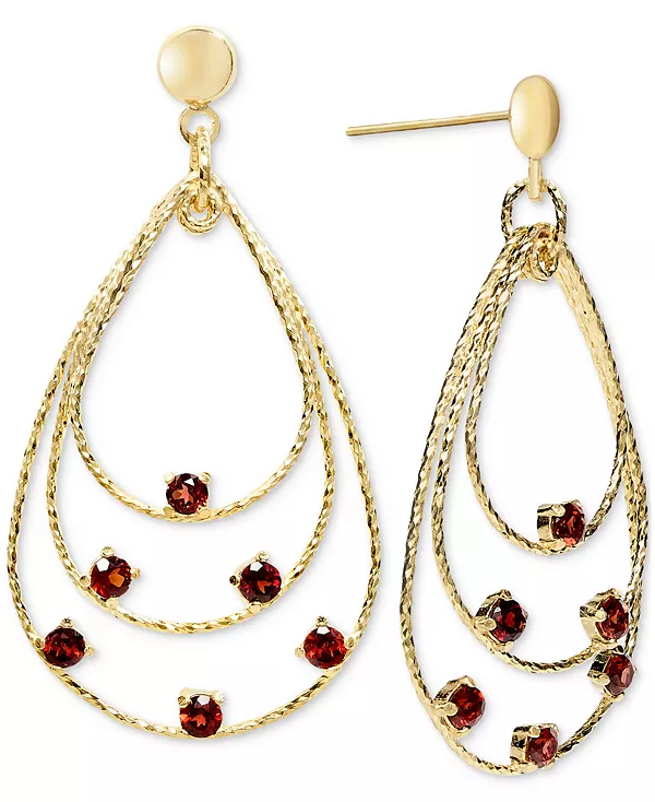 Серьги-Капельки с родолитовым гранатом (1-3/4 карата) из 14-каратного золота на основе стерлингового серебра (также доступны с цитрином и голубым топазом) Macy'S, garnet
Серьги-Капельки с родолитовым гранатом (1-3/4 карата) из 14-каратного золота на основе стерлингового серебра (также доступны с цитрином и голубым топазом) Macy'S, garnet