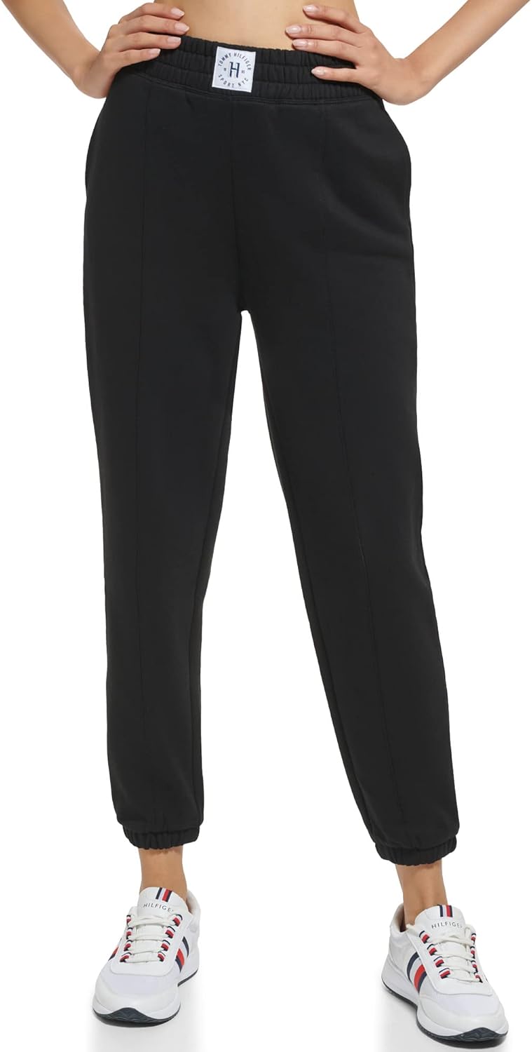 Женские флисовые джоггеры с нашивкой-логотипом Tommy Hilfiger и эластичным поясом, Black
Женские флисовые джоггеры с нашивкой-логотипом Tommy Hilfiger и эластичным поясом, Black