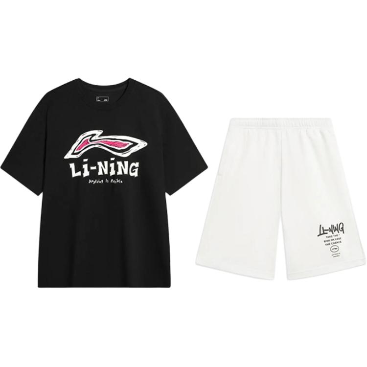 LINING Повседневная спортивная одежда унисекс black+white
LINING Повседневная спортивная одежда унисекс black+white