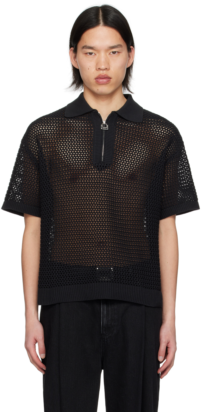 Поло с застежкой-молнией WOOYOUNGMI, черный
Поло с застежкой-молнией WOOYOUNGMI, черный