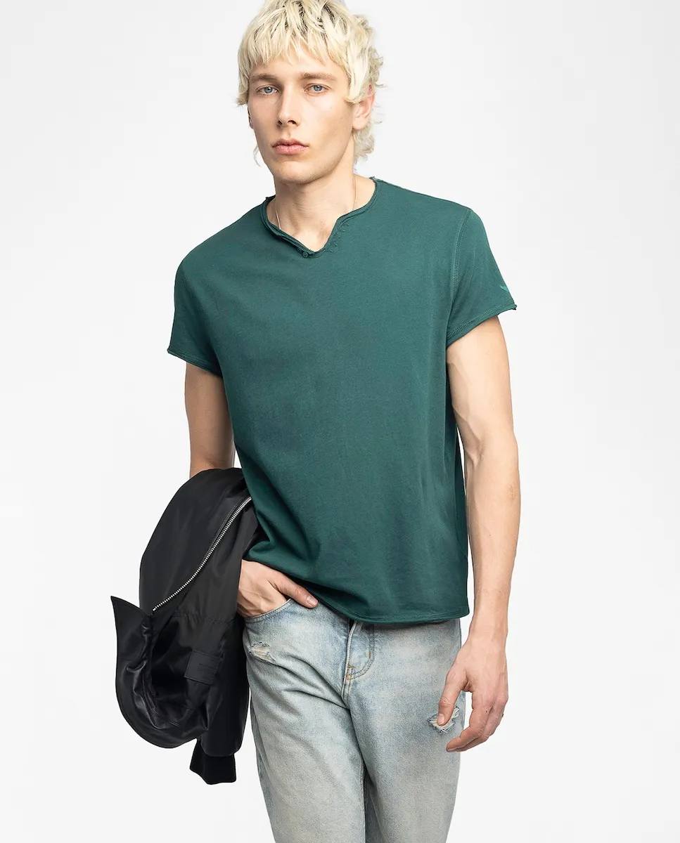 Тунисская футболка Монастир мужская с короткими рукавами из хлопка Zadig & Voltaire, зеленый
Тунисская футболка Монастир мужская с короткими рукавами из хлопка Zadig & Voltaire, зеленый