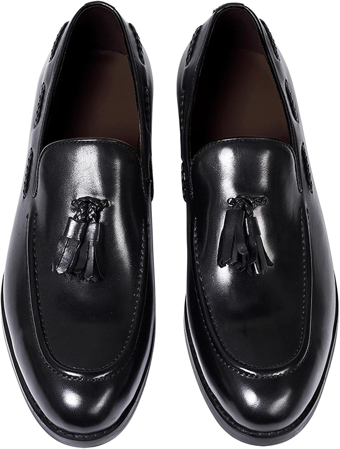 Мужские лоферы Santimon Slip On с кисточками, формальные туфли из натуральной кожи с остроконечным носком, мокасины Business Casual, для выпускного, свадьбы, пенни-лоферы, удобные модные туфли к смокингу для мужчин, черный
Мужские лоферы Santimon Slip On с кисточками, формальные туфли из натуральной кожи с остроконечным носком, мокасины Business Casual, для выпускного, свадьбы, пенни-лоферы, удобные модные туфли к смокингу для мужчин, черный