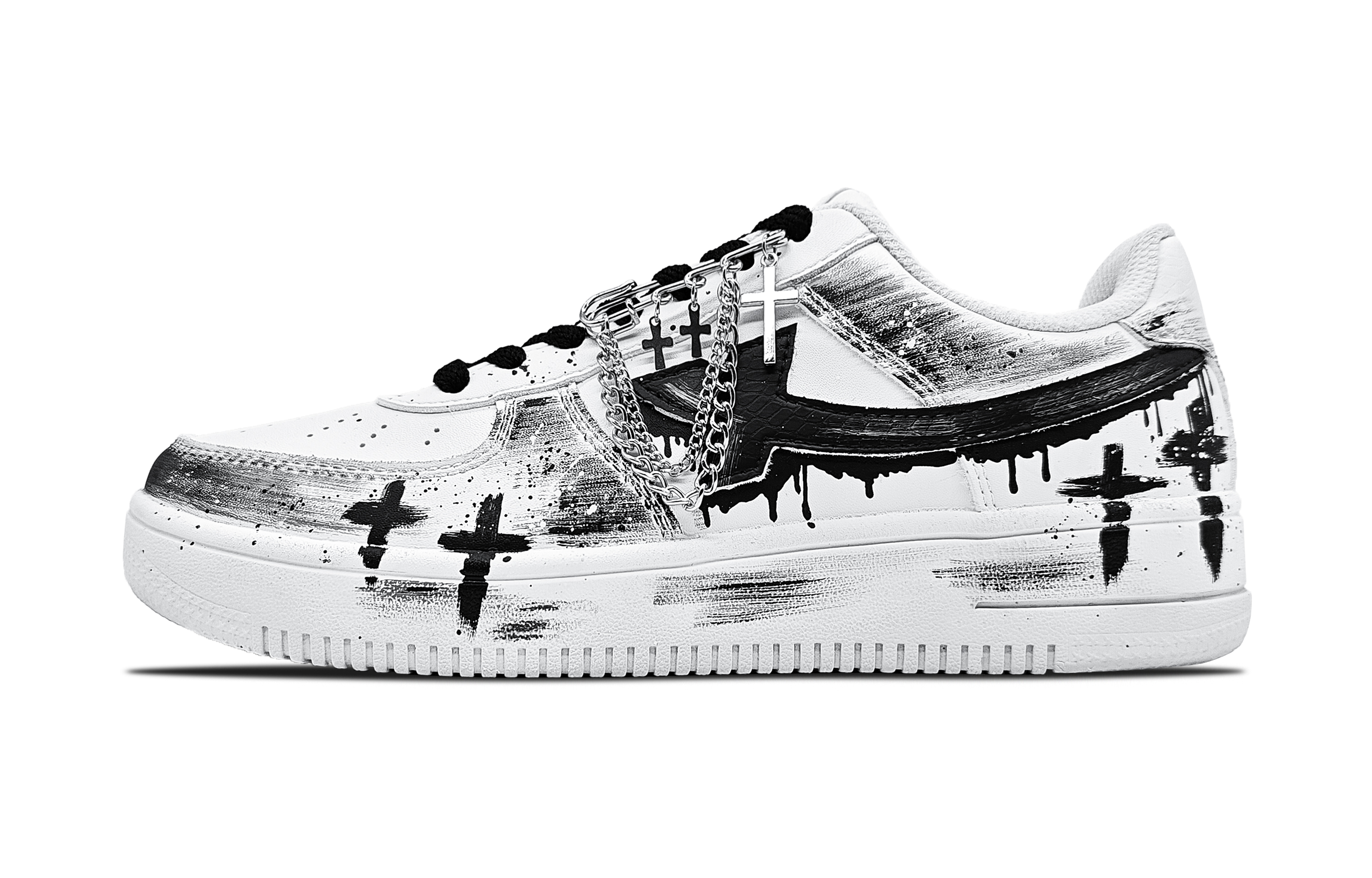 XTEP Низкие кроссовки для скейтбординга Air Force One с противоскользящим и износостойким покрытием, мужские, белые, черные 
XTEP Низкие кроссовки для скейтбординга Air Force One с противоскользящим и износостойким покрытием, мужские, белые, черные