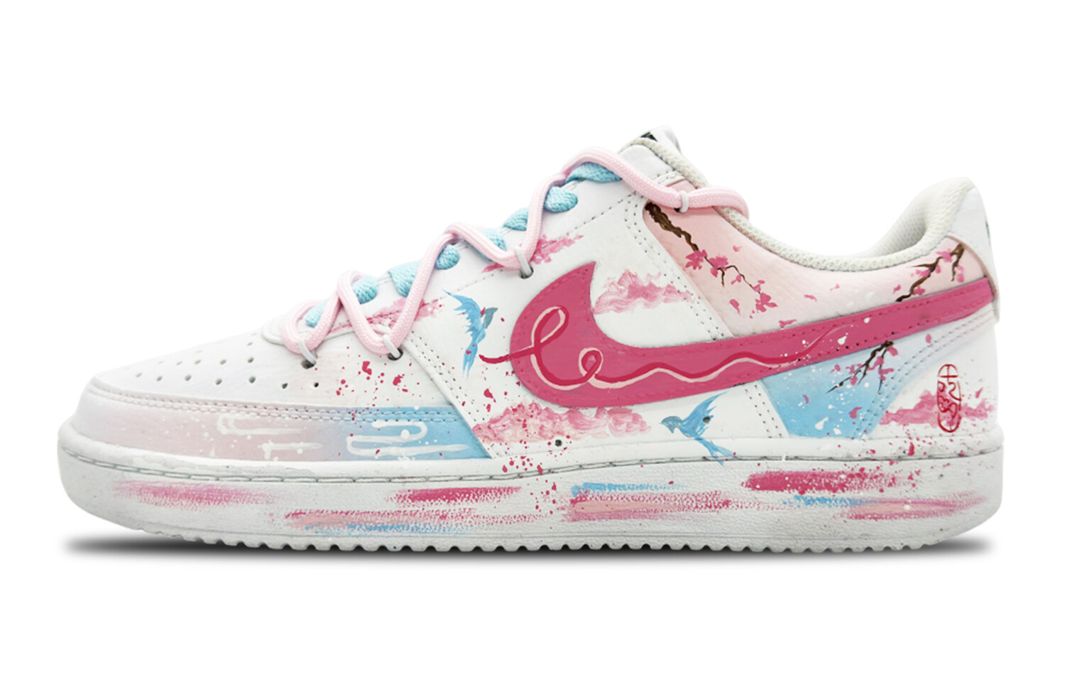 Кроссовки Nike Court Vision 1 Skateboarding Shoes Women's Low-top White/Blue/Pink, белый/синий/розовый
Кроссовки Nike Court Vision 1 Skateboarding Shoes Women's Low-top White/Blue/Pink, белый/синий/розовый