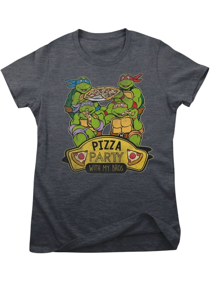 Teenage Mutant Ninja Turtles Футболка "Pizza Party With My Bros Girly Tee" серого цвета, Серый, Teenage Mutant Ninja Turtles Футболка "Pizza Party With My Bros Girly Tee" серого цвета
Teenage Mutant Ninja Turtles Футболка "Pizza Party With My Bros Girly Tee" серого цвета, Серый, Teenage Mutant Ninja Turtles Футболка "Pizza Party With My Bros Girly Tee" серого цвета