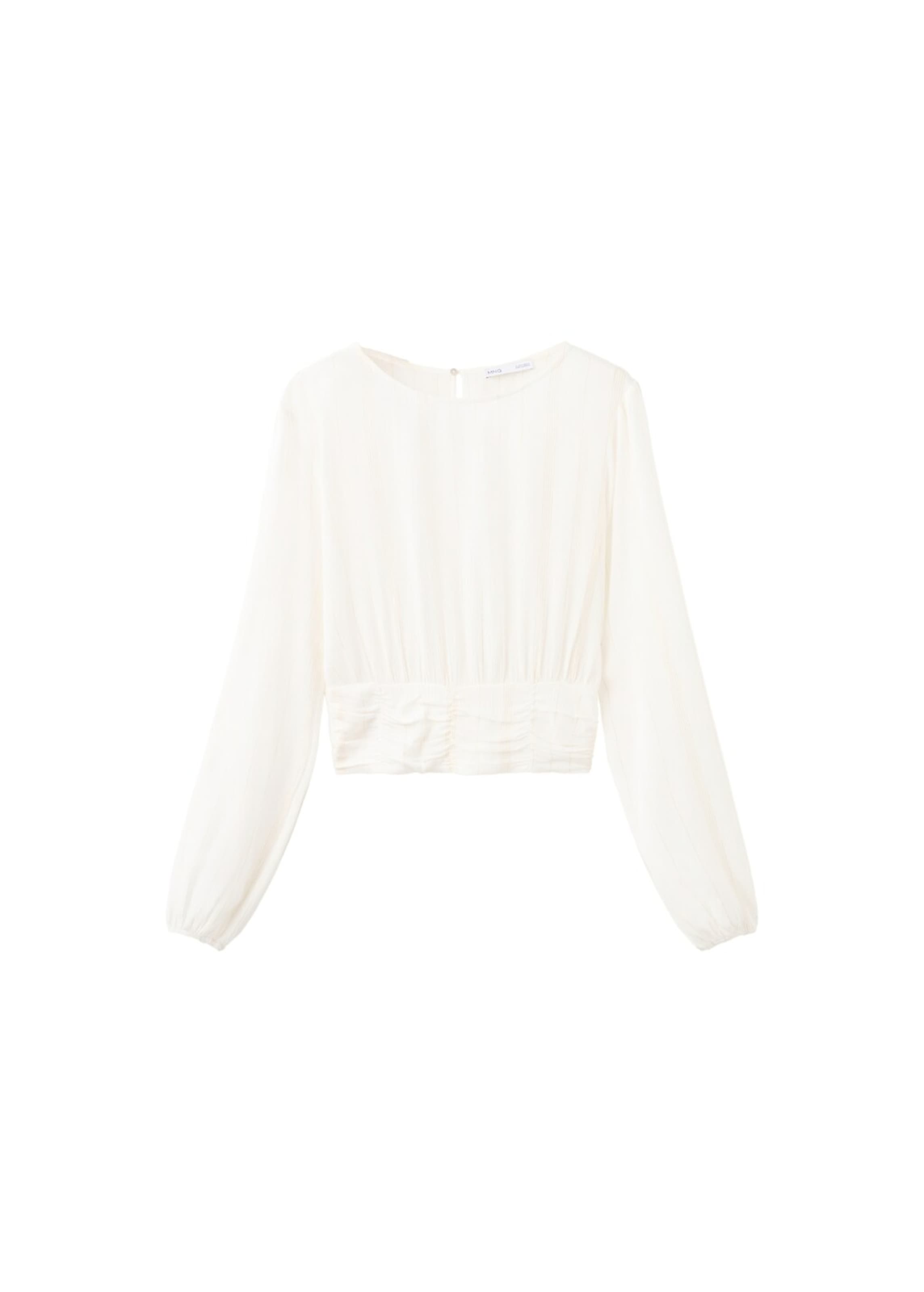 MANGO TEEN Блузка 'Patricia' в крапчатом белом цвете
MANGO TEEN Блузка 'Patricia' в крапчатом белом цвете