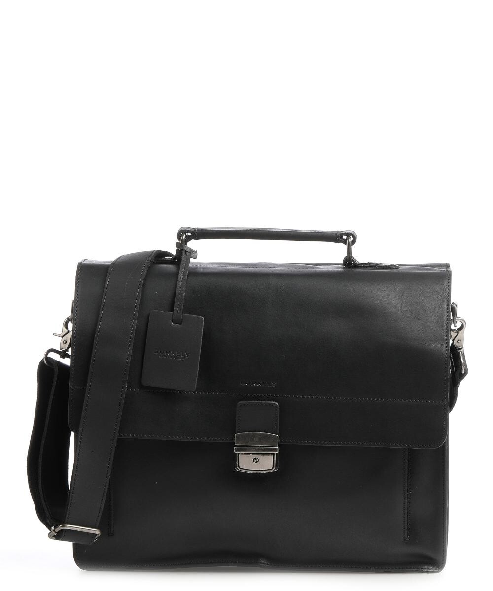 Винтажный портфель Scott из мелкозернистой кожи Burkely, черный
Винтажный портфель Scott из мелкозернистой кожи Burkely, черный