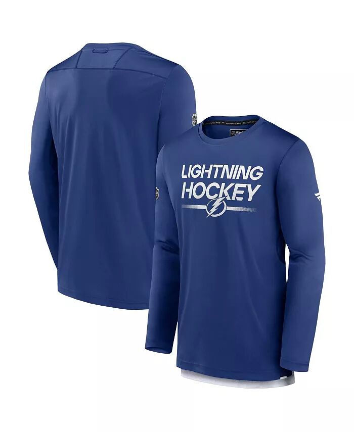 Мужская синяя футболка Tampa Bay Lightning Authentic Pro с длинным рукавом Fanatics
Мужская синяя футболка Tampa Bay Lightning Authentic Pro с длинным рукавом Fanatics