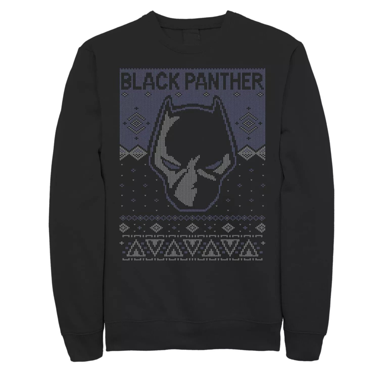 Мужской флисовый свитер Marvel Black Panther Ugly Christmas Licensed Character
Мужской флисовый свитер Marvel Black Panther Ugly Christmas Licensed Character