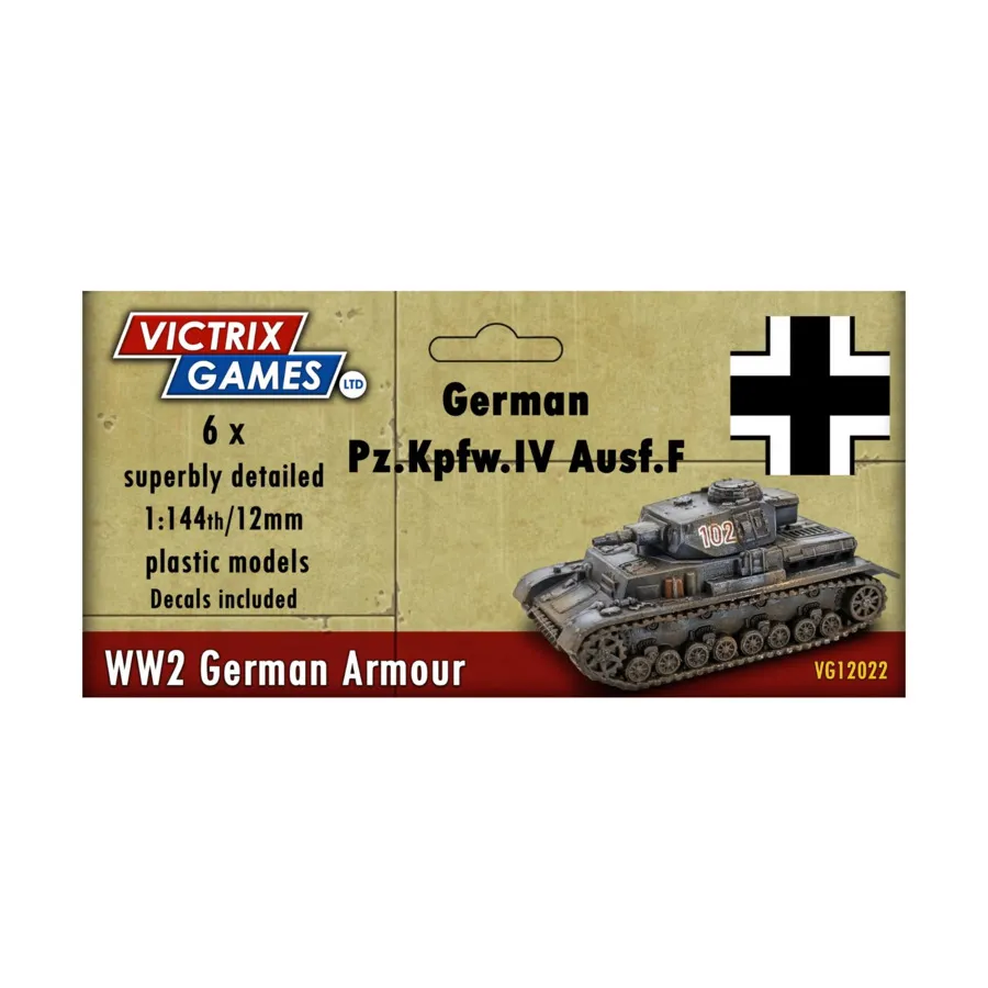 Немецкий танк IV F, Historical Miniatures - WWII - Axis (Victrix) (12mm)
Немецкий танк IV F, Historical Miniatures - WWII - Axis (Victrix) (12mm)