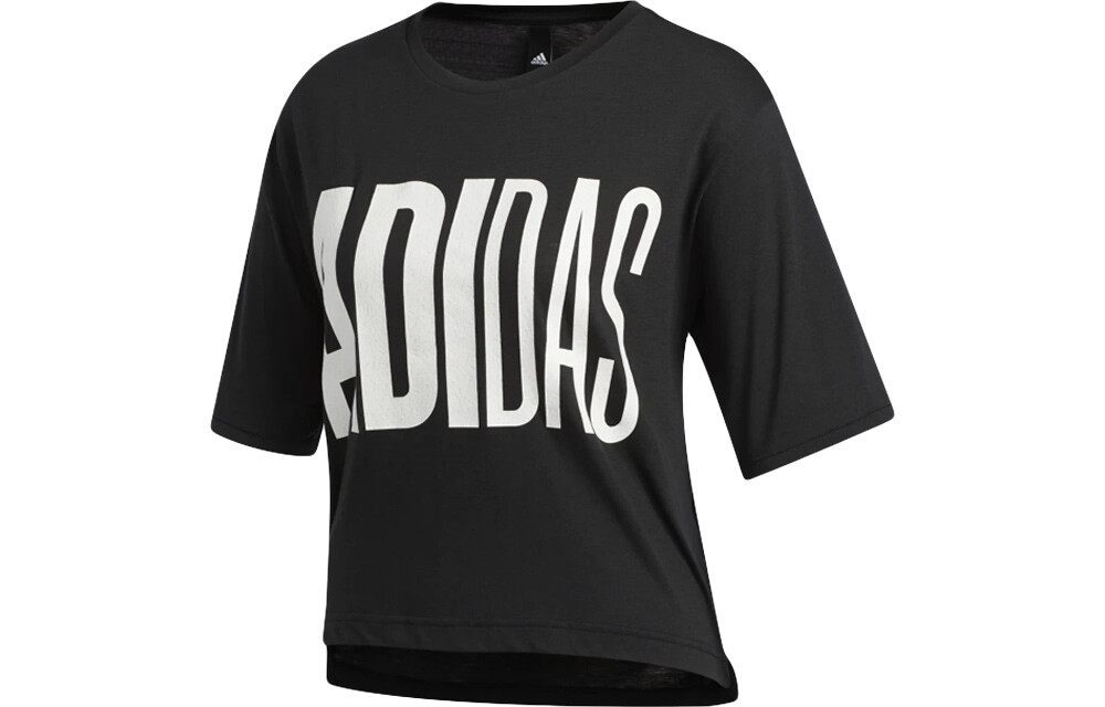 Женский укороченный топ adidas, Черный
Женский укороченный топ adidas, Черный