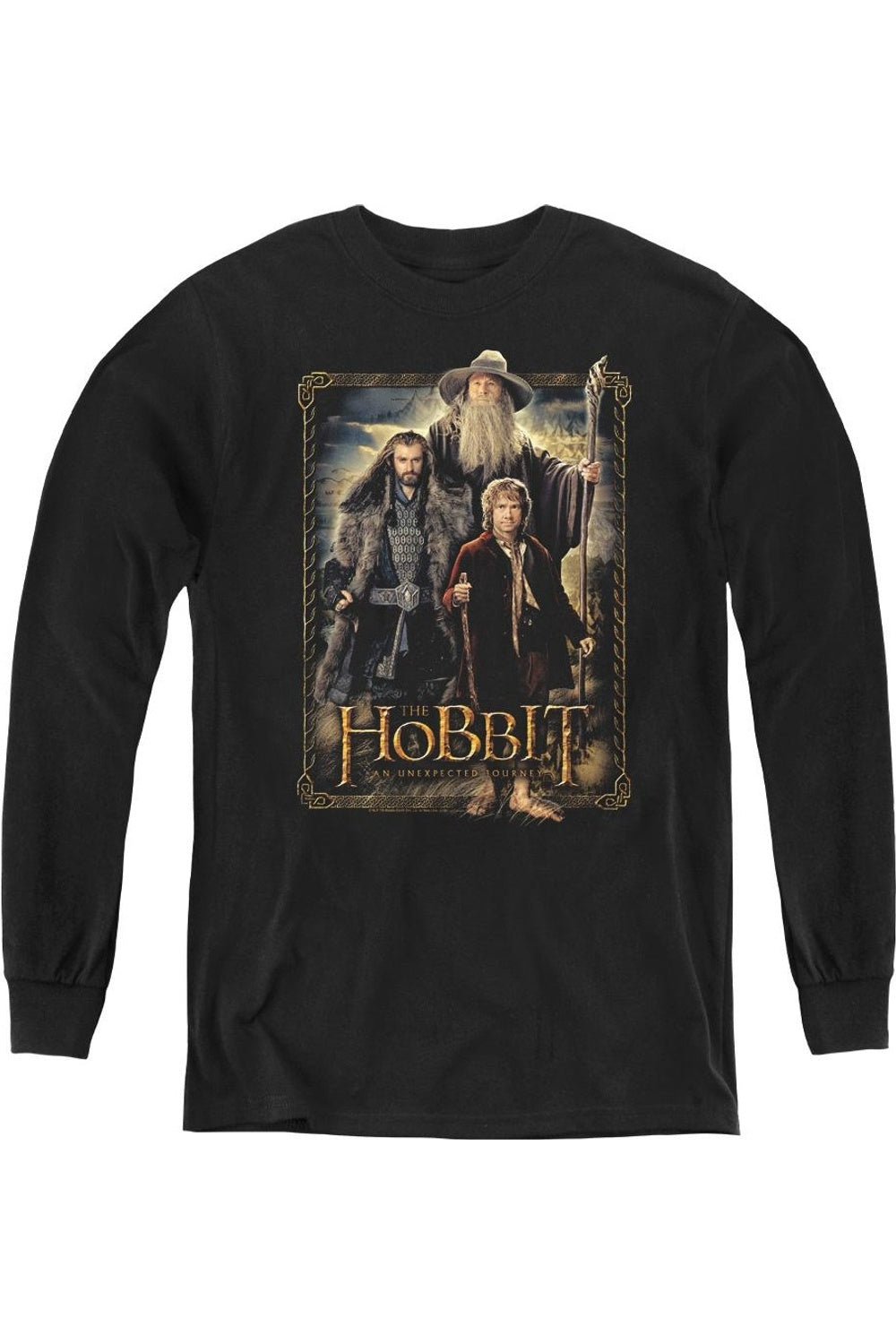 Футболка The Hobbit с длинным рукавом "Трое молодых" Gildan, черный
Футболка The Hobbit с длинным рукавом "Трое молодых" Gildan, черный