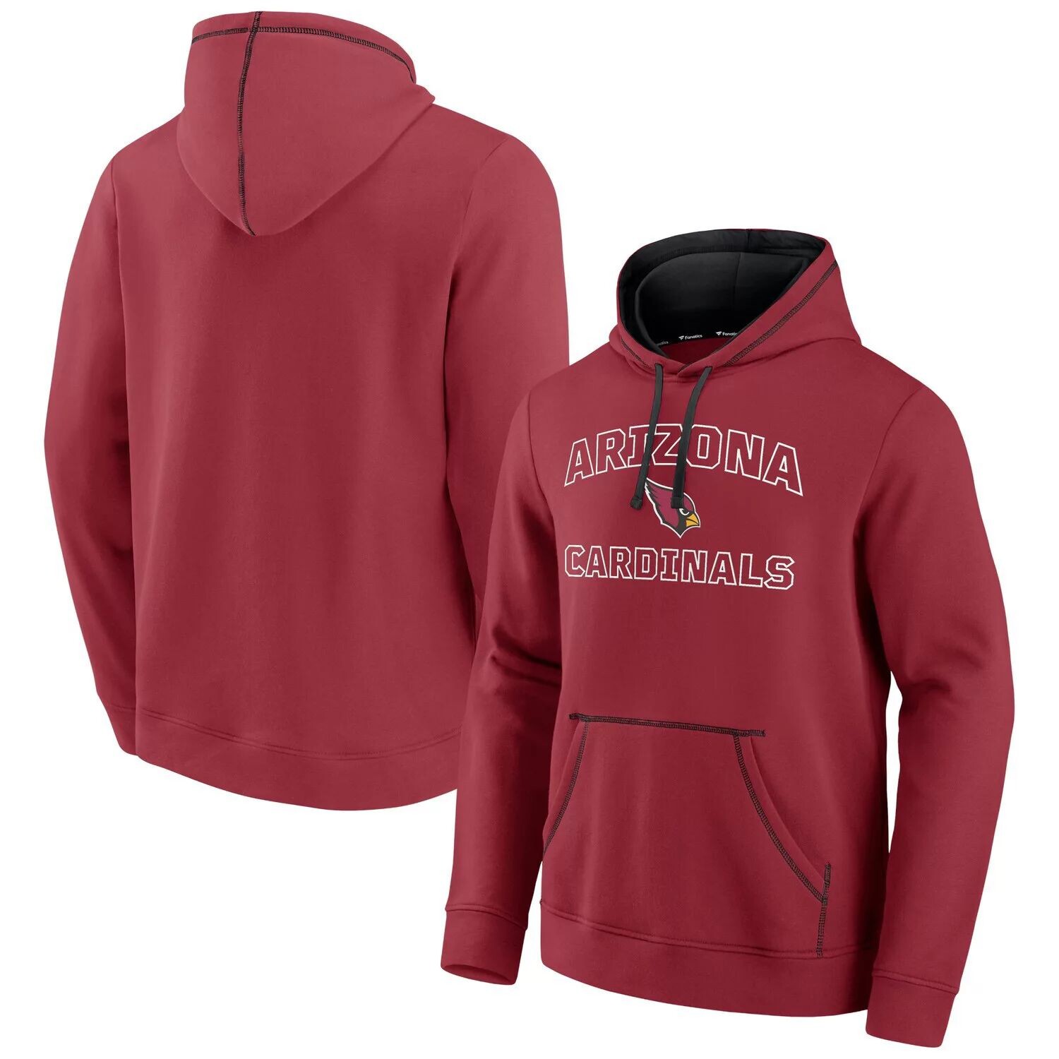Мужской пуловер с капюшоном с фирменным логотипом Cardinal Arizona Cardinals Tiebreaker Fanatics
Мужской пуловер с капюшоном с фирменным логотипом Cardinal Arizona Cardinals Tiebreaker Fanatics