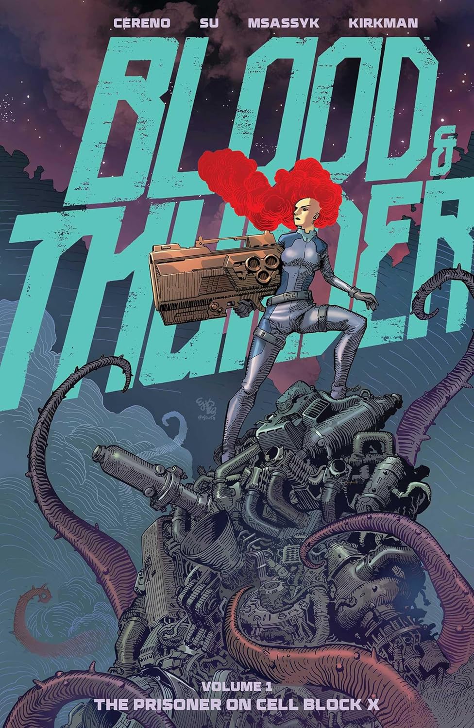 Blood & Thunder Vol. 1: The Prisoner on Cell Block X (Image Comics)
Blood & Thunder Vol. 1: The Prisoner on Cell Block X (Image Comics)