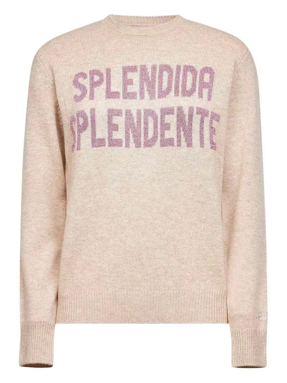 Джемпер с жаккардовым узором и круглым вырезом Mc2 Saint Barth, нейтральный 
Джемпер с жаккардовым узором и круглым вырезом Mc2 Saint Barth, нейтральный