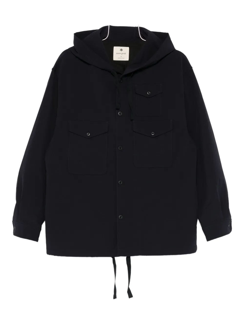 Худи на пуговицах Snow Peak, синий
Худи на пуговицах Snow Peak, синий