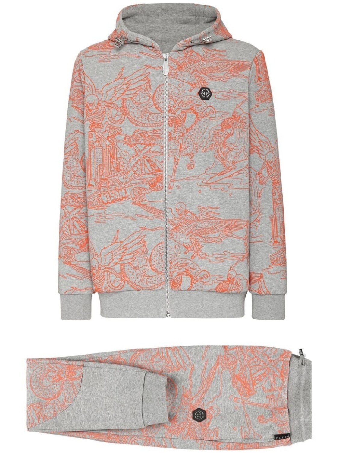 Philipp Plein топ без рукавов с принтом, серый
Philipp Plein топ без рукавов с принтом, серый