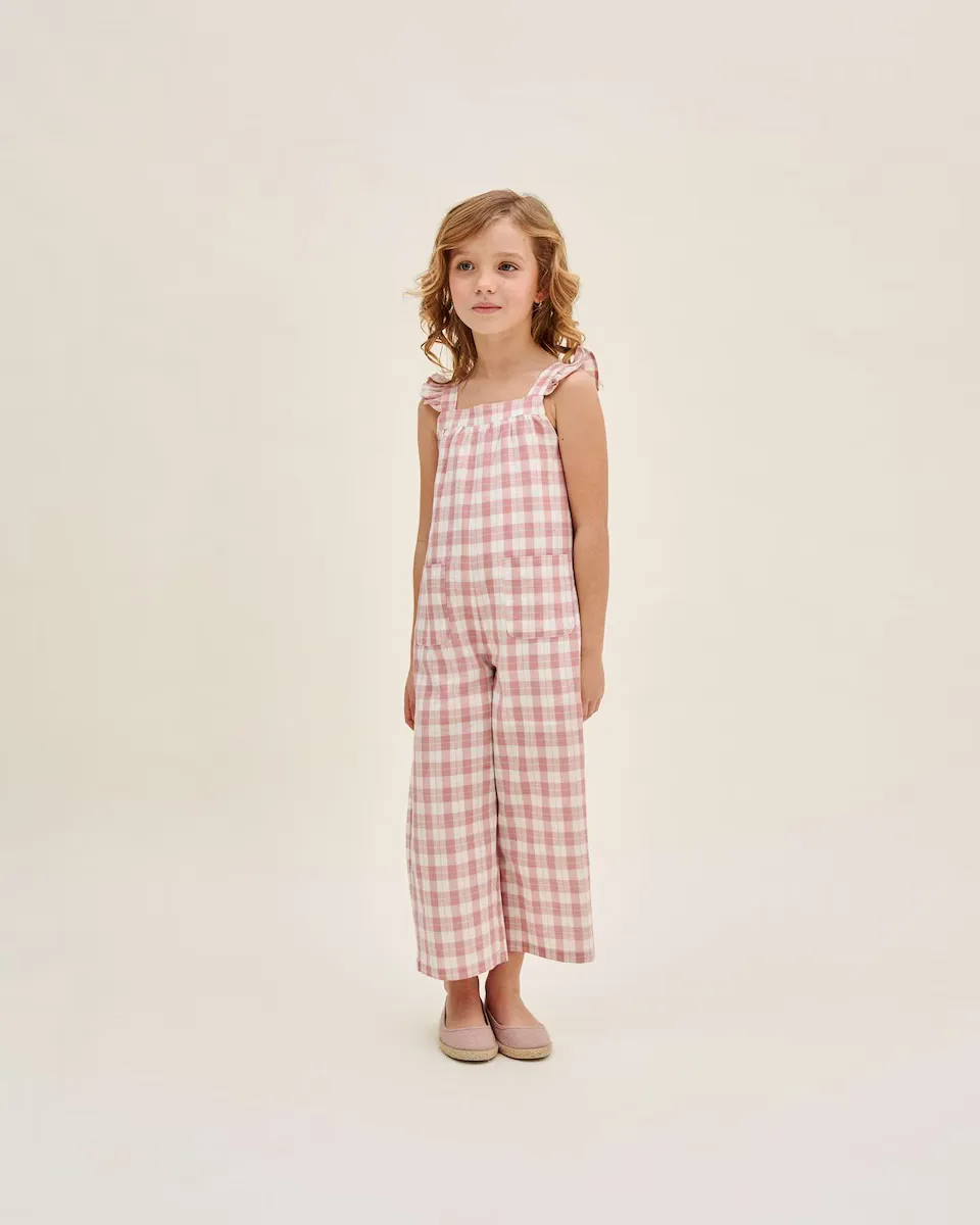 Длинный розовый комбинезон в клетку с карманами Dadati, цвет Rosa
Длинный розовый комбинезон в клетку с карманами Dadati, цвет Rosa