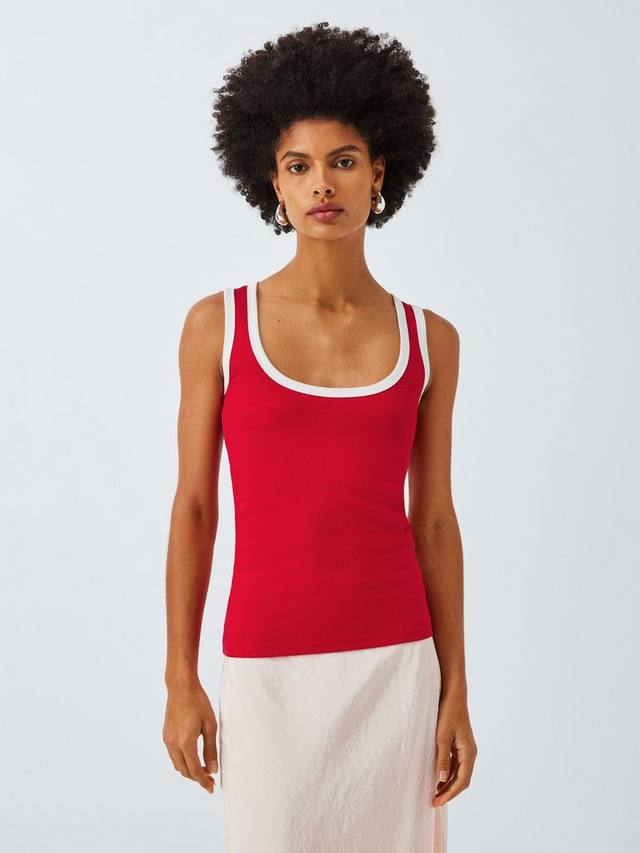 Топ-жилет с контрастной отделкой John Lewis ANYDAY, Red Ecru
Топ-жилет с контрастной отделкой John Lewis ANYDAY, Red Ecru