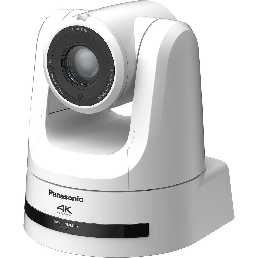 Камера Panasonic 4K NDI Pro 12G-SDI/HDMI PTZ с 24-кратным оптическим зумом (белая) 
Камера Panasonic 4K NDI Pro 12G-SDI/HDMI PTZ с 24-кратным оптическим зумом (белая)